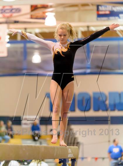 Thumbnail 1 in CHSAA 4A State Gymnastics Championships photogallery.