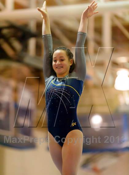 Thumbnail 3 in CHSAA 4A State Gymnastics Championships photogallery.