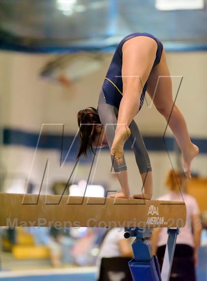 Thumbnail 3 in CHSAA 4A State Gymnastics Championships photogallery.