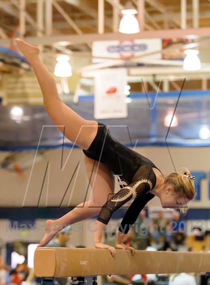 Thumbnail 2 in CHSAA 4A State Gymnastics Championships photogallery.