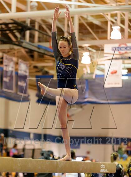 Thumbnail 1 in CHSAA 4A State Gymnastics Championships photogallery.