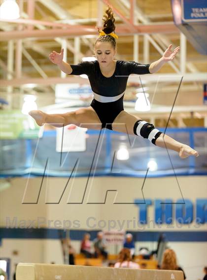 Thumbnail 1 in CHSAA 4A State Gymnastics Championships photogallery.