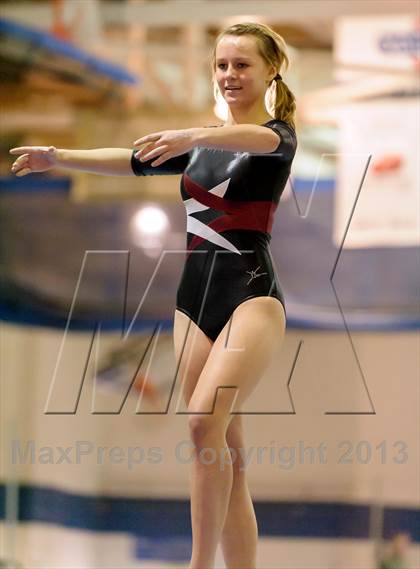 Thumbnail 3 in CHSAA 4A State Gymnastics Championships photogallery.