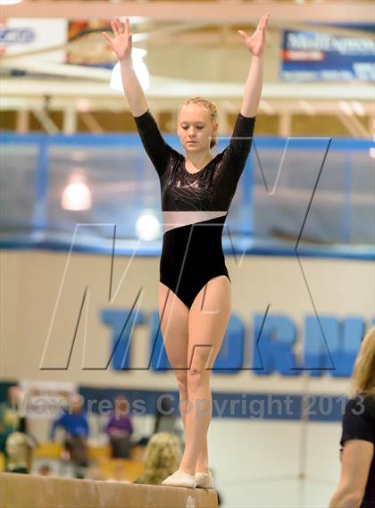 Thumbnail 2 in CHSAA 4A State Gymnastics Championships photogallery.