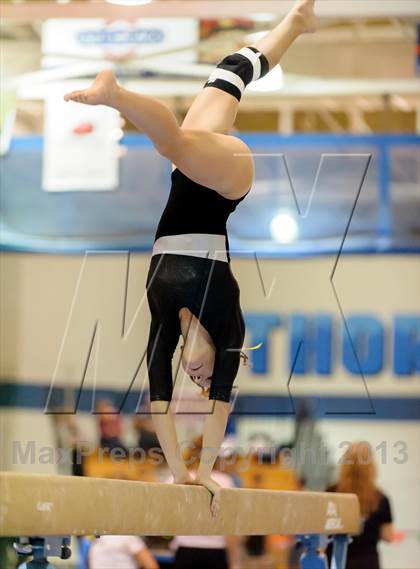 Thumbnail 3 in CHSAA 4A State Gymnastics Championships photogallery.