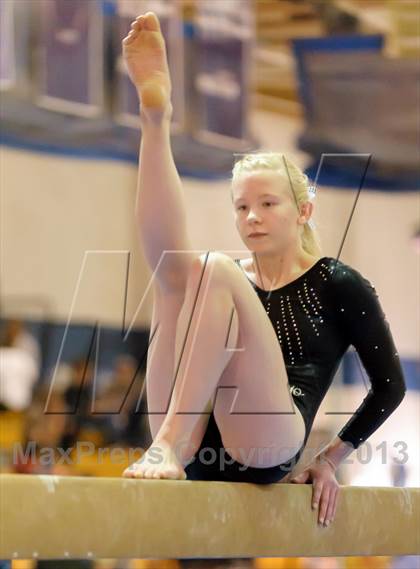 Thumbnail 1 in CHSAA 4A State Gymnastics Championships photogallery.