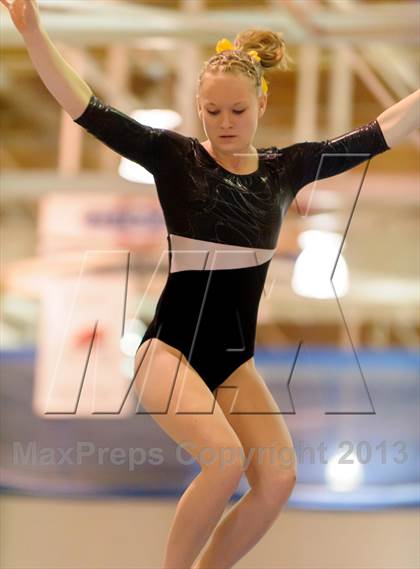 Thumbnail 3 in CHSAA 4A State Gymnastics Championships photogallery.