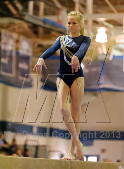 Thumbnail 3 in CHSAA 4A State Gymnastics Championships photogallery.