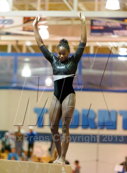 Thumbnail 2 in CHSAA 4A State Gymnastics Championships photogallery.