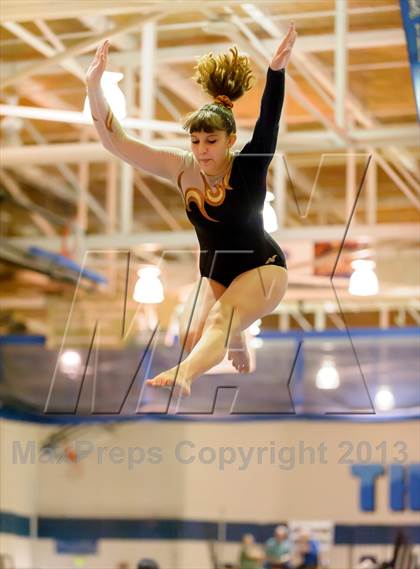 Thumbnail 3 in CHSAA 4A State Gymnastics Championships photogallery.