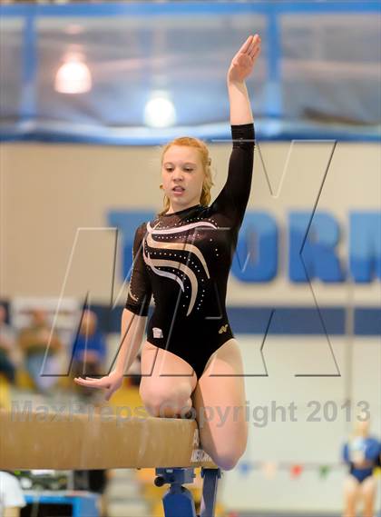 Thumbnail 1 in CHSAA 4A State Gymnastics Championships photogallery.