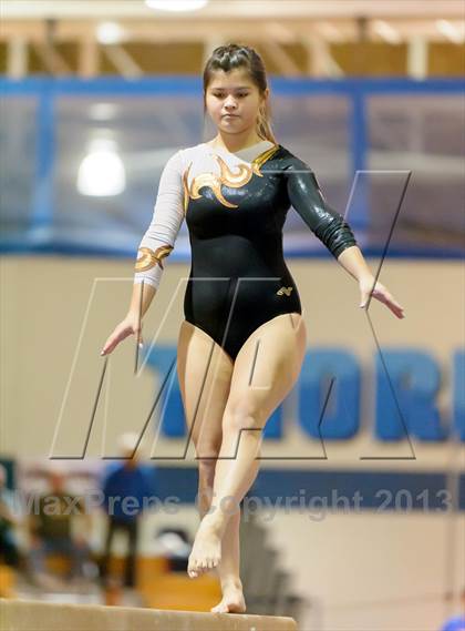 Thumbnail 3 in CHSAA 4A State Gymnastics Championships photogallery.