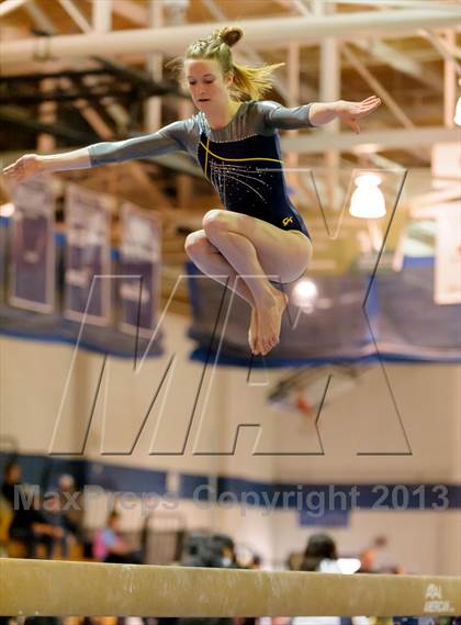 Thumbnail 3 in CHSAA 4A State Gymnastics Championships photogallery.