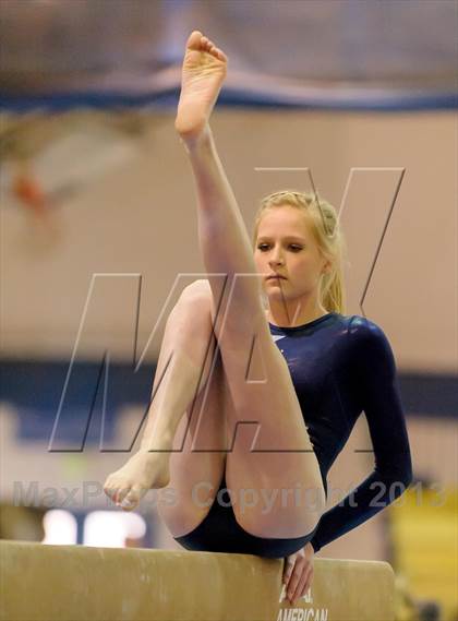 Thumbnail 2 in CHSAA 4A State Gymnastics Championships photogallery.