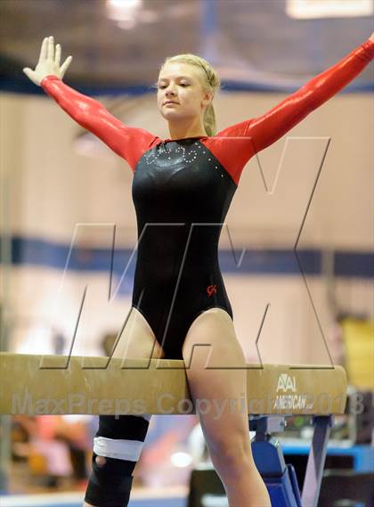 Thumbnail 2 in CHSAA 4A State Gymnastics Championships photogallery.