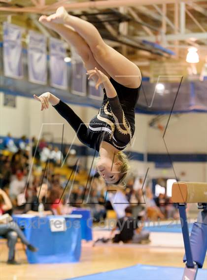 Thumbnail 3 in CHSAA 4A State Gymnastics Championships photogallery.
