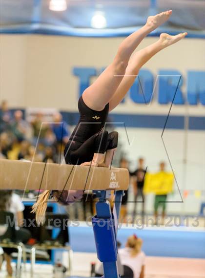 Thumbnail 3 in CHSAA 4A State Gymnastics Championships photogallery.