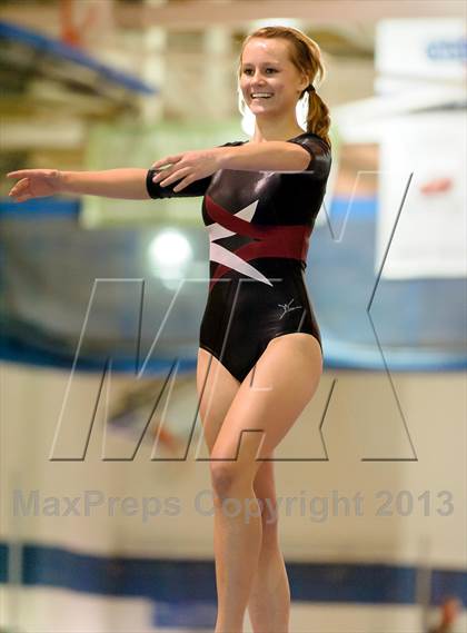 Thumbnail 1 in CHSAA 4A State Gymnastics Championships photogallery.