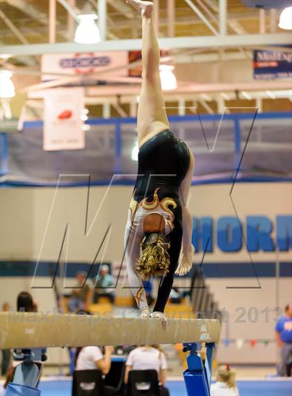 Thumbnail 2 in CHSAA 4A State Gymnastics Championships photogallery.