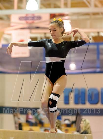 Thumbnail 3 in CHSAA 4A State Gymnastics Championships photogallery.