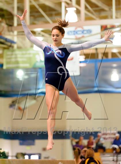 Thumbnail 1 in CHSAA 4A State Gymnastics Championships photogallery.