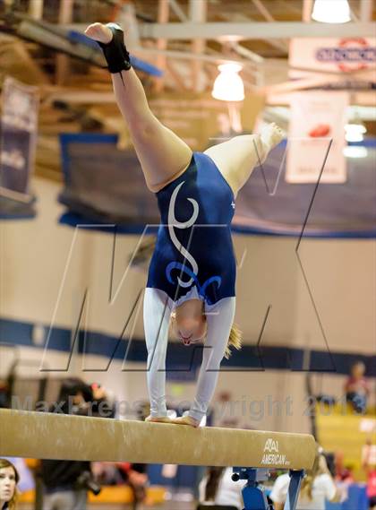 Thumbnail 1 in CHSAA 4A State Gymnastics Championships photogallery.