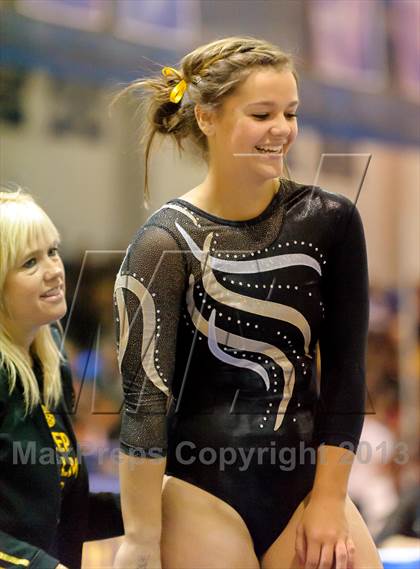Thumbnail 3 in CHSAA 4A State Gymnastics Championships photogallery.