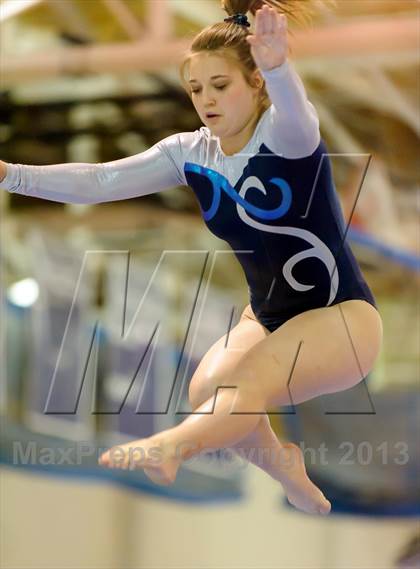 Thumbnail 1 in CHSAA 4A State Gymnastics Championships photogallery.