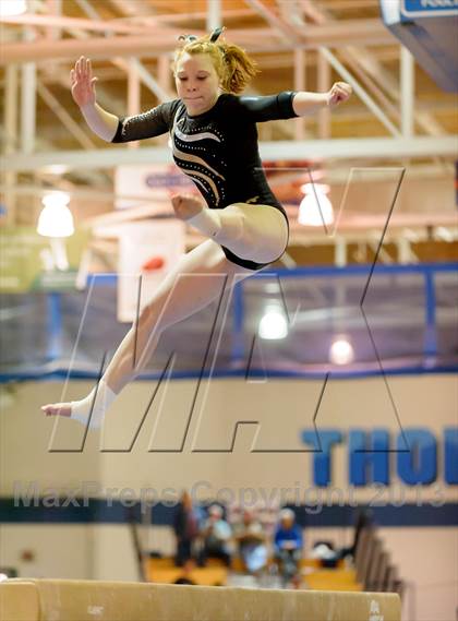 Thumbnail 1 in CHSAA 4A State Gymnastics Championships photogallery.