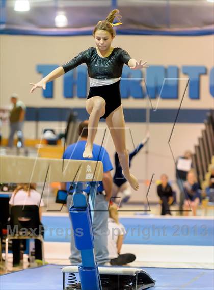 Thumbnail 1 in CHSAA 4A State Gymnastics Championships photogallery.