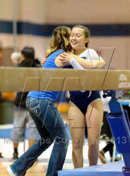 Thumbnail 1 in CHSAA 4A State Gymnastics Championships photogallery.