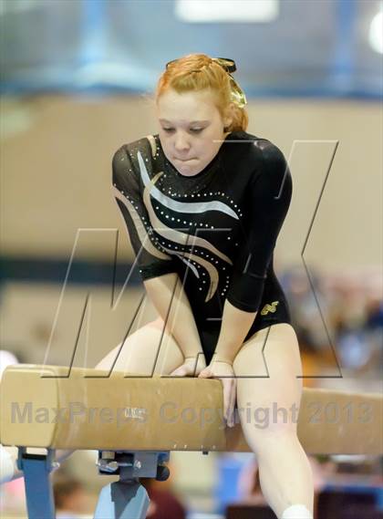 Thumbnail 3 in CHSAA 4A State Gymnastics Championships photogallery.