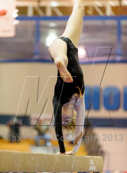 Thumbnail 3 in CHSAA 4A State Gymnastics Championships photogallery.