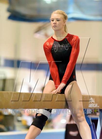 Thumbnail 3 in CHSAA 4A State Gymnastics Championships photogallery.