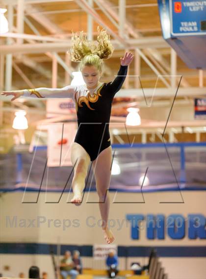 Thumbnail 2 in CHSAA 4A State Gymnastics Championships photogallery.