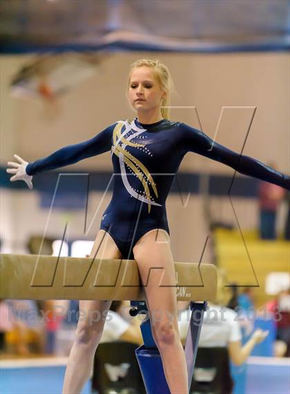 Thumbnail 1 in CHSAA 4A State Gymnastics Championships photogallery.