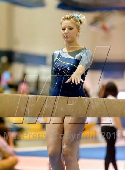 Thumbnail 3 in CHSAA 4A State Gymnastics Championships photogallery.