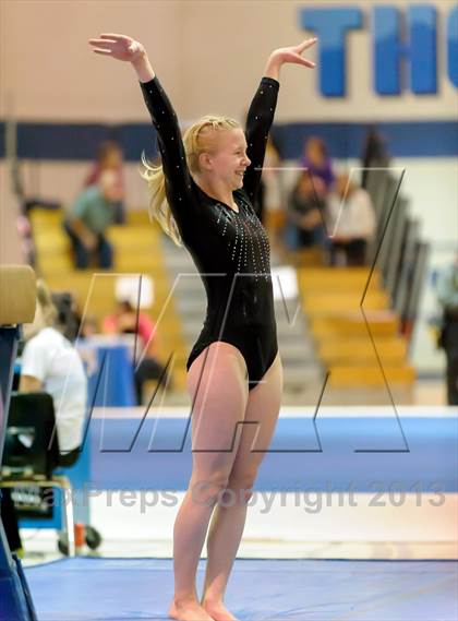 Thumbnail 3 in CHSAA 4A State Gymnastics Championships photogallery.