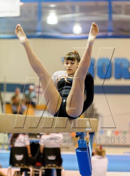 Thumbnail 2 in CHSAA 4A State Gymnastics Championships photogallery.