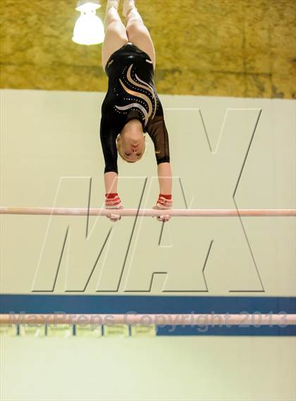 Thumbnail 3 in CHSAA 4A State Gymnastics Championships photogallery.