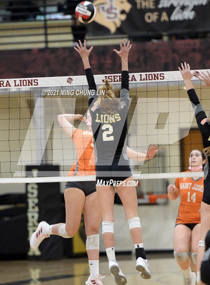 Thumbnail 2 in Saint Joseph @ JSerra Catholic (CIF SS D3 Playoff) photogallery.