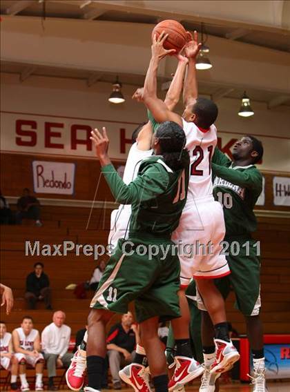 Thumbnail 2 in Gardena vs. Redondo Union (Pacific Shores Tournament) photogallery.