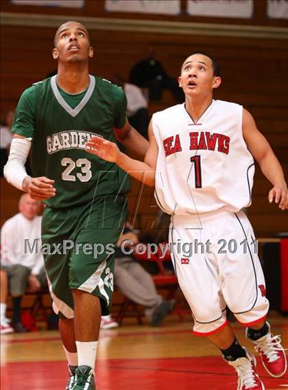 Thumbnail 2 in Gardena vs. Redondo Union (Pacific Shores Tournament) photogallery.