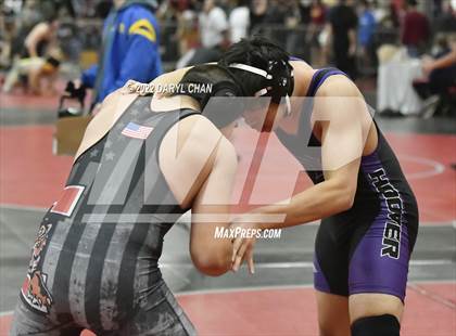 Thumbnail 2 in Hoover vs Wilson & Long Beach Poly & Elsinore (CIF Southern Section Wrestling Championships) photogallery.