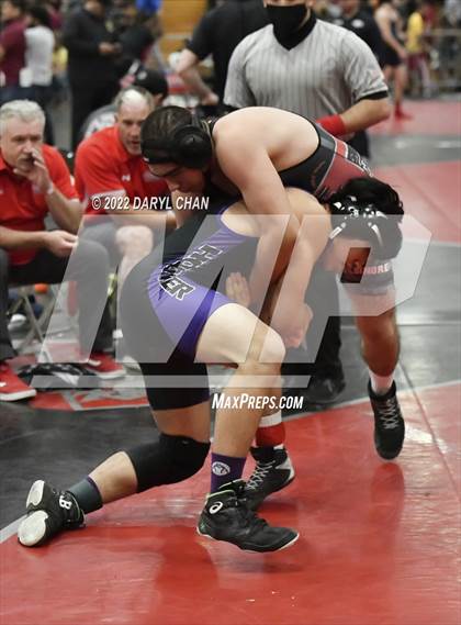 Thumbnail 1 in Hoover vs Wilson & Long Beach Poly & Elsinore (CIF Southern Section Wrestling Championships) photogallery.