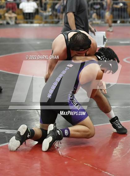 Thumbnail 2 in Hoover vs Wilson & Long Beach Poly & Elsinore (CIF Southern Section Wrestling Championships) photogallery.