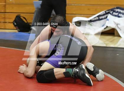 Thumbnail 2 in Hoover vs Wilson & Long Beach Poly & Elsinore (CIF Southern Section Wrestling Championships) photogallery.