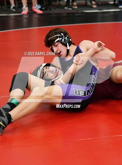 Thumbnail 2 in Hoover vs Wilson & Long Beach Poly & Elsinore (CIF Southern Section Wrestling Championships) photogallery.