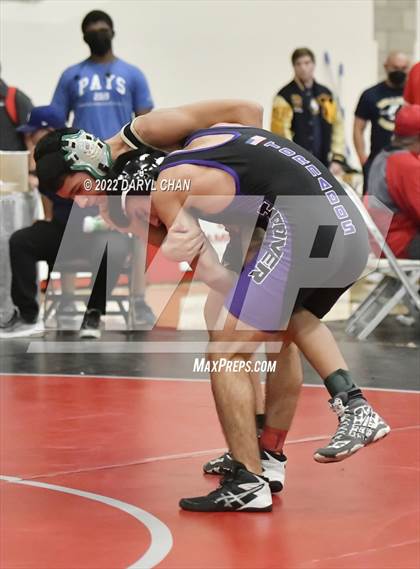 Thumbnail 3 in Hoover vs Wilson & Long Beach Poly & Elsinore (CIF Southern Section Wrestling Championships) photogallery.
