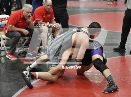 Thumbnail 2 in Hoover vs Wilson & Long Beach Poly & Elsinore (CIF Southern Section Wrestling Championships) photogallery.